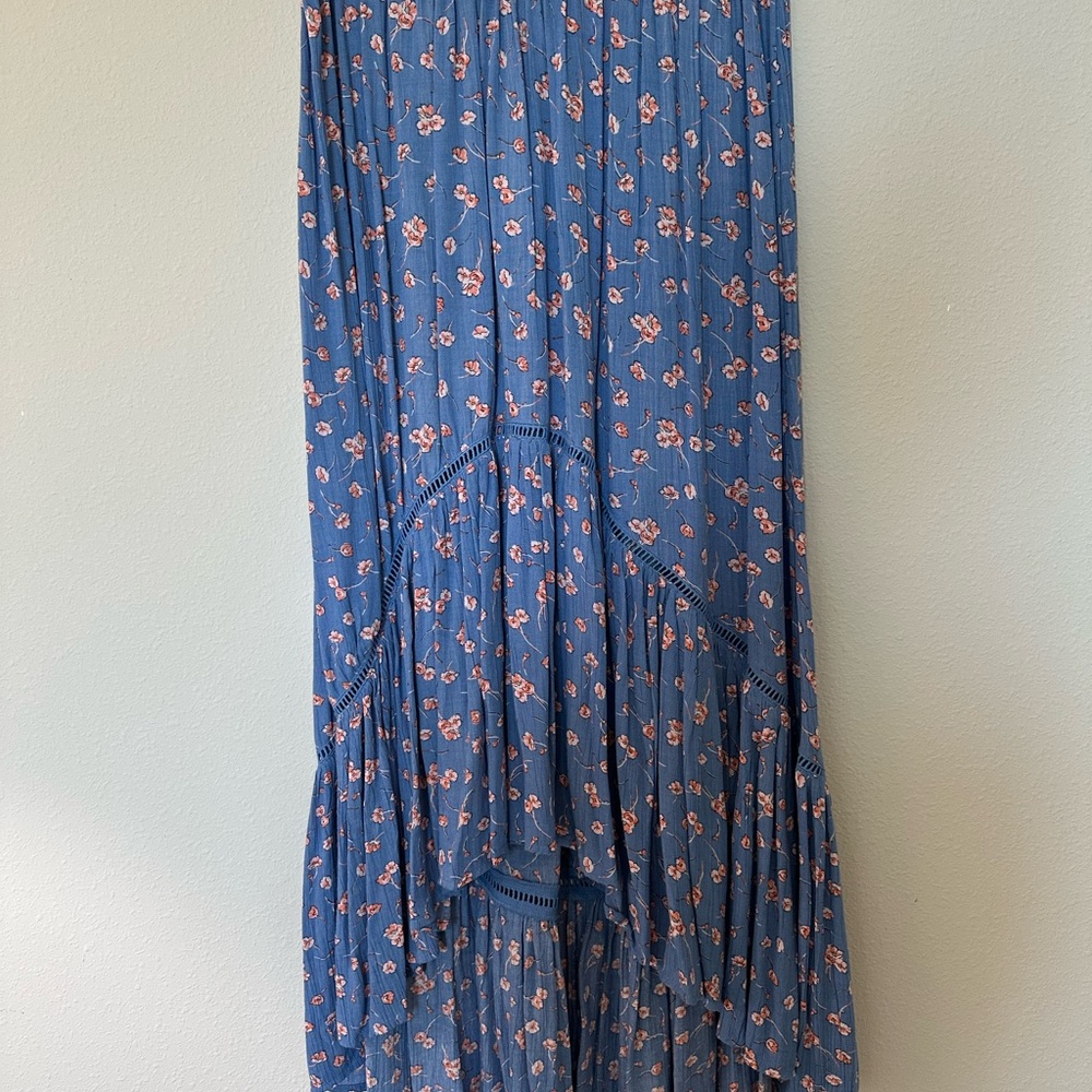 American Eagle Floral Blue Women's Skirt